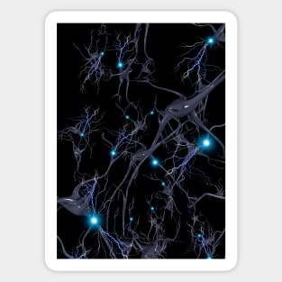 Brain cells. Neurons Sticker